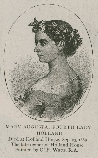 Mary Augusta, dördüncü Leydi Hollanda by George Hawkins