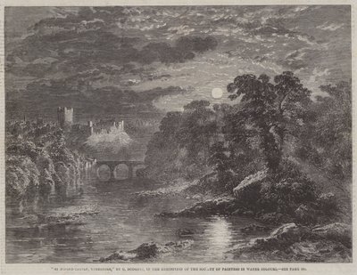 Richmond Kalesi, Yorkshire by George Haydock Dodgson