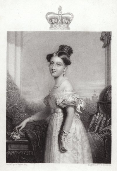 Kraliçe Victoria 18 yaşında by George Hayter
