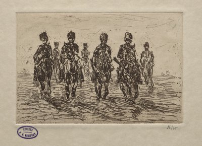 Süvari Sahnesi by George Hendrik Breitner