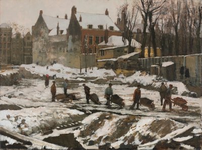 Amsterdam'da Şantiye by George Hendrik Breitner