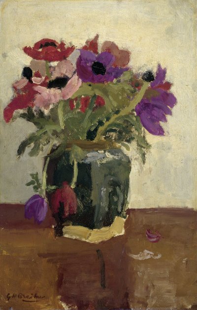 Anemonlu Zencefilli Tencere by George Hendrik Breitner