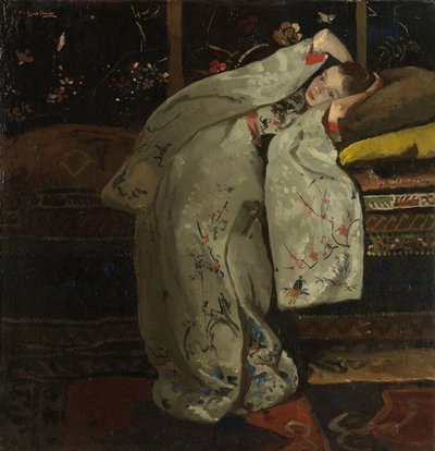 Beyaz Kimonolu Kız, 1894 by George Hendrik Breitner