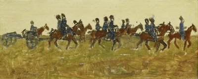 Manevradaki Süvariler by George Hendrik Breitner
