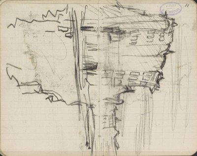 Şehir manzarası, muhtemelen Amsterdam by George Hendrik Breitner