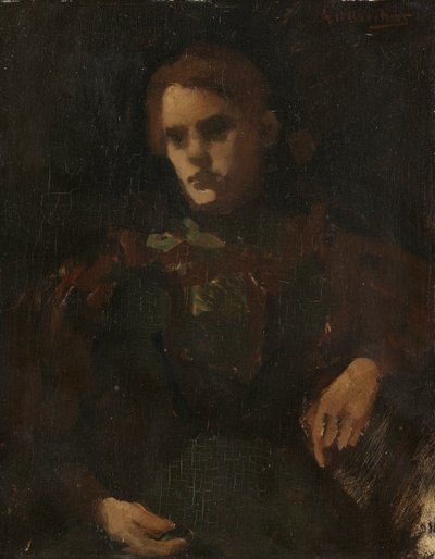 Modelden Sonra Çalışma (Geesje Kwak?) by George Hendrik Breitner