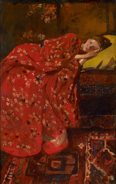Kırmızı Kimono by George Hendrik Breitner
