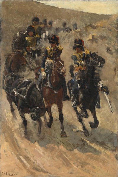 Sarı Biniciler Atlı Topçu by George Hendrik Breitner