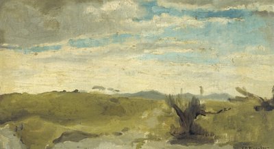 Dekkersduin, Lahey yakınlarındaki Kum tepelerinde görüntüleyin by George Hendrik Breitner