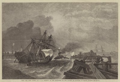Sulu Boya Ressamlar Derneği Sergisinde Gemi ve Mürettebat Kurtarıldı by George Henry Andrews