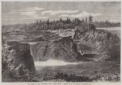 Quebec yakınlarındaki Chaudiere Şelaleleri by George Henry Andrews