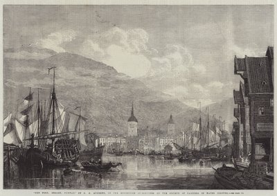 Liman, Bergen, Norveç by George Henry Andrews