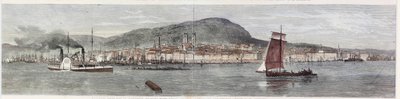 Montreal Şehri, Kanada Doğu Manzarası by George Henry Andrews