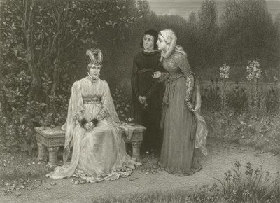 Queen Isabella and her Ladies  by George Henry Boughton