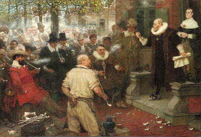 Sigara içenler" İsyanı by George Henry Boughton