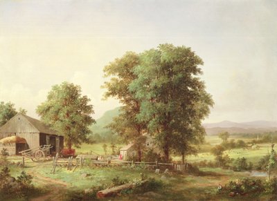 Yaz Manzarası, 1862 by George Henry Durrie