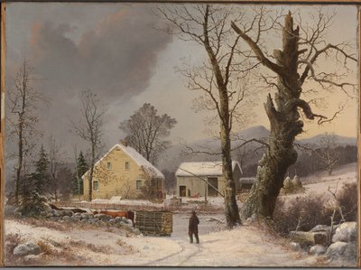 Kış Manzarası by George Henry Durrie