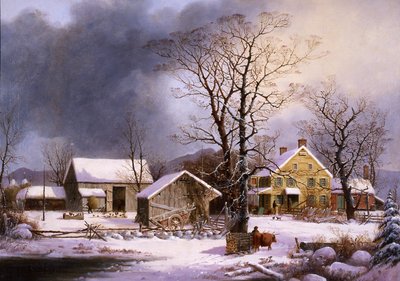 Ülkede Kış, 1862 by George Henry Durrie
