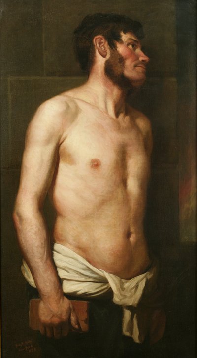 Ölü Tavşan (Çıplak Çalışması veya Bir İrlandalının Çalışması), 1858 by George Henry Hall