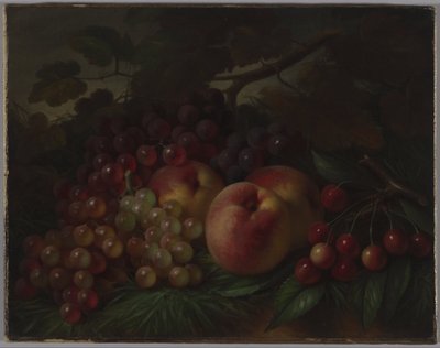 Şeftali, Üzüm ve Kiraz, yaklaşık 1860-1870 by George Henry Hall