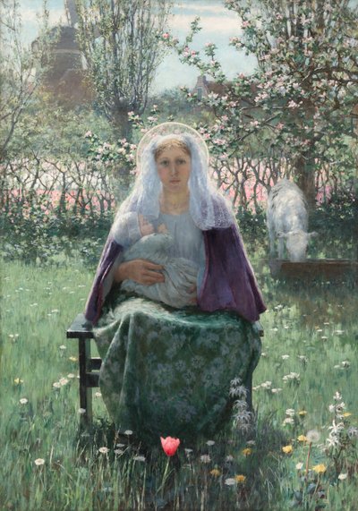 Kutsanmış Anne by George Hitchcock