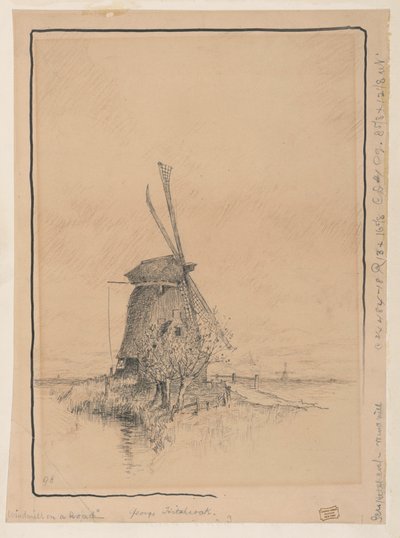 Yoldaki Yel Değirmeni by George Hitchcock