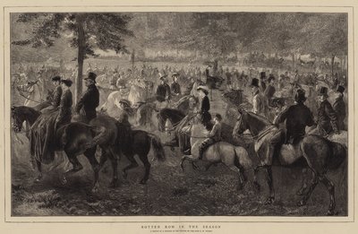 Sezonda Rotten Row (gravür) by George Housman (after) Thomas