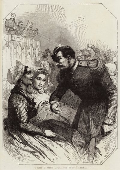 Fransız Hayatından Bir Sahne by George Housman Thomas