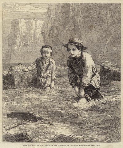 erkekler ve tekne by George Housman Thomas