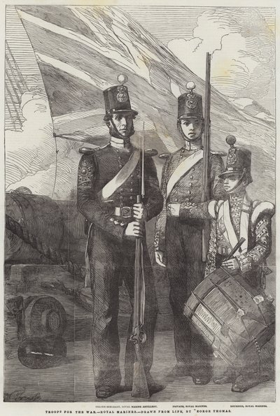 Savaş Birlikleri, Kraliyet Deniz Piyadeleri by George Housman Thomas