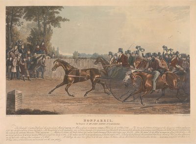 "Nonpareil" / Knightsbridge'den Bay John Dixon'ın Mülkiyeti / Bu Harika Yaratık, 27 Nisan 1836 Çarşamba günü Sunbury Common'da koşum takımıyla 100 Mil Koşarken benzeri görülmemiş bir Maç Gerçekleştirdi. ... by George Hunt