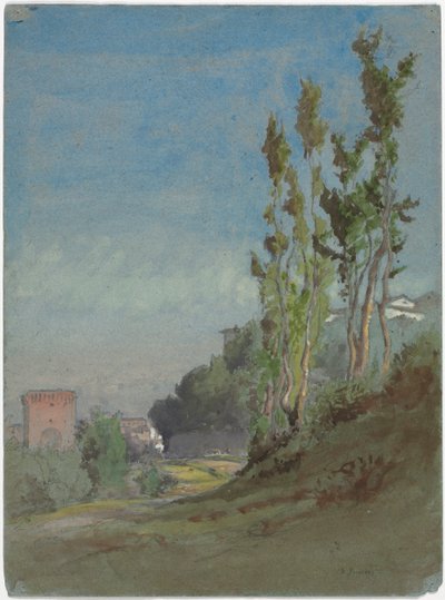 Albano, İtalya by George Inness
