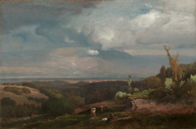 Alban Tepelerinden Yaklaşan Fırtına, 1871. by George Inness