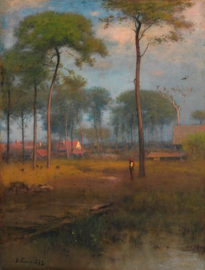 Sabah Erken, Tarpon Springs, 1892. by George Inness