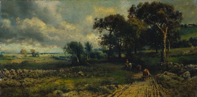Tüylü Bulutlar, 1881. by George Inness