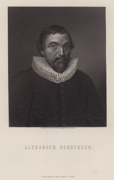 Alexander Henderson, İskoç ilahiyatçı by George J. Stodart