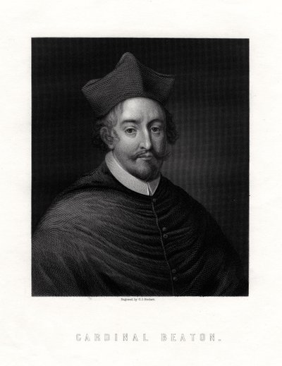 Kardinal David Beaton, c1494-1546, İskoç kardinal ve St Andrews Başpiskoposu by George J. Stodart