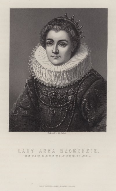 Leydi Anna Mackenzie, Balcarres Kontesi ve Argyll