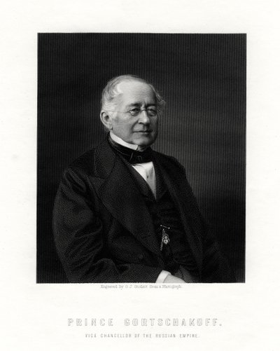 Prens Gorchakov, Rus diplomat, 19. yüzyıl by George J. Stodart