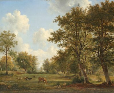 Hilversum yakınlarındaki manzara by George Jacobus Johannes van Os