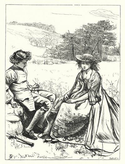 Sonbahar Resimleri (gravür) by George John Pinwell