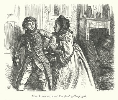 Fethetmek için Duruyor için İllüstrasyon (gravür) by George John Pinwell