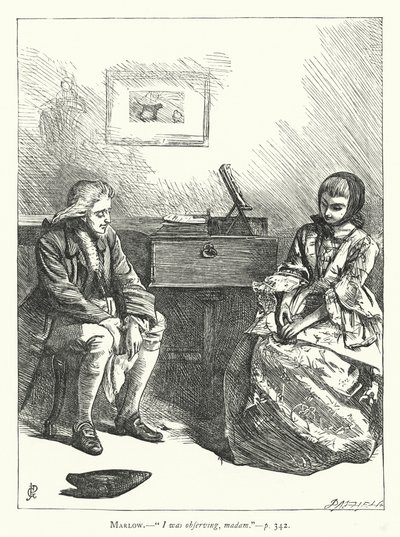 Fethetmek için Duruyor için İllüstrasyon (gravür) by George John Pinwell