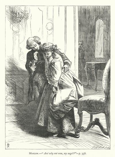 Fethetmek için Duruyor için İllüstrasyon (gravür) by George John Pinwell