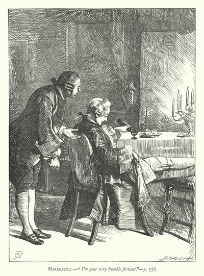 Fethetmek için Duruyor için İllüstrasyon (gravür) by George John Pinwell