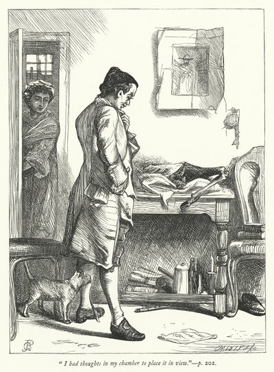 Issız Köy için İllüstrasyon (gravür) by George John Pinwell