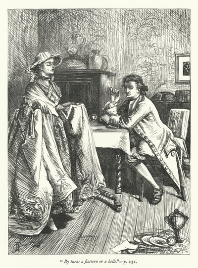 Çift Dönüşüm için İllüstrasyon (gravür) by George John Pinwell