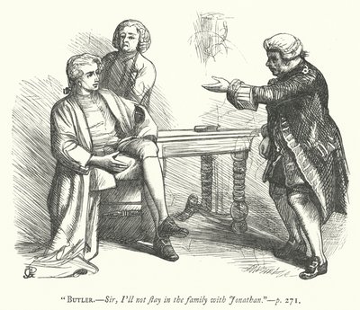 İyi huylu bir adam için illüstrasyon (gravür) by George John Pinwell
