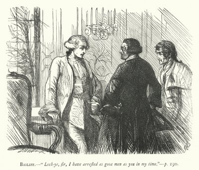İyi huylu bir adam için illüstrasyon (gravür) by George John Pinwell