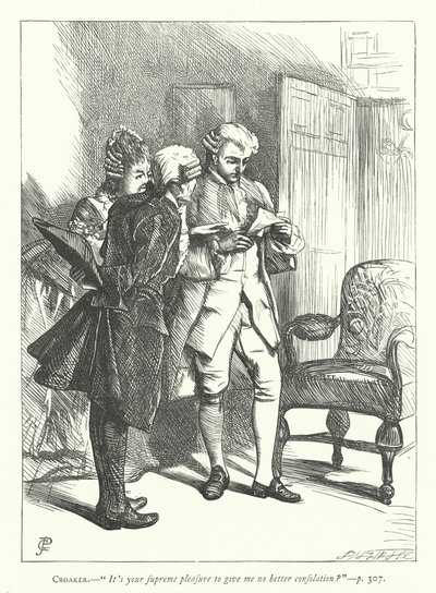 İyi huylu bir adam için illüstrasyon (gravür) by George John Pinwell